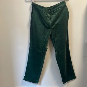 NWOT kate spade emerald green stovepipe tuxedo pant
